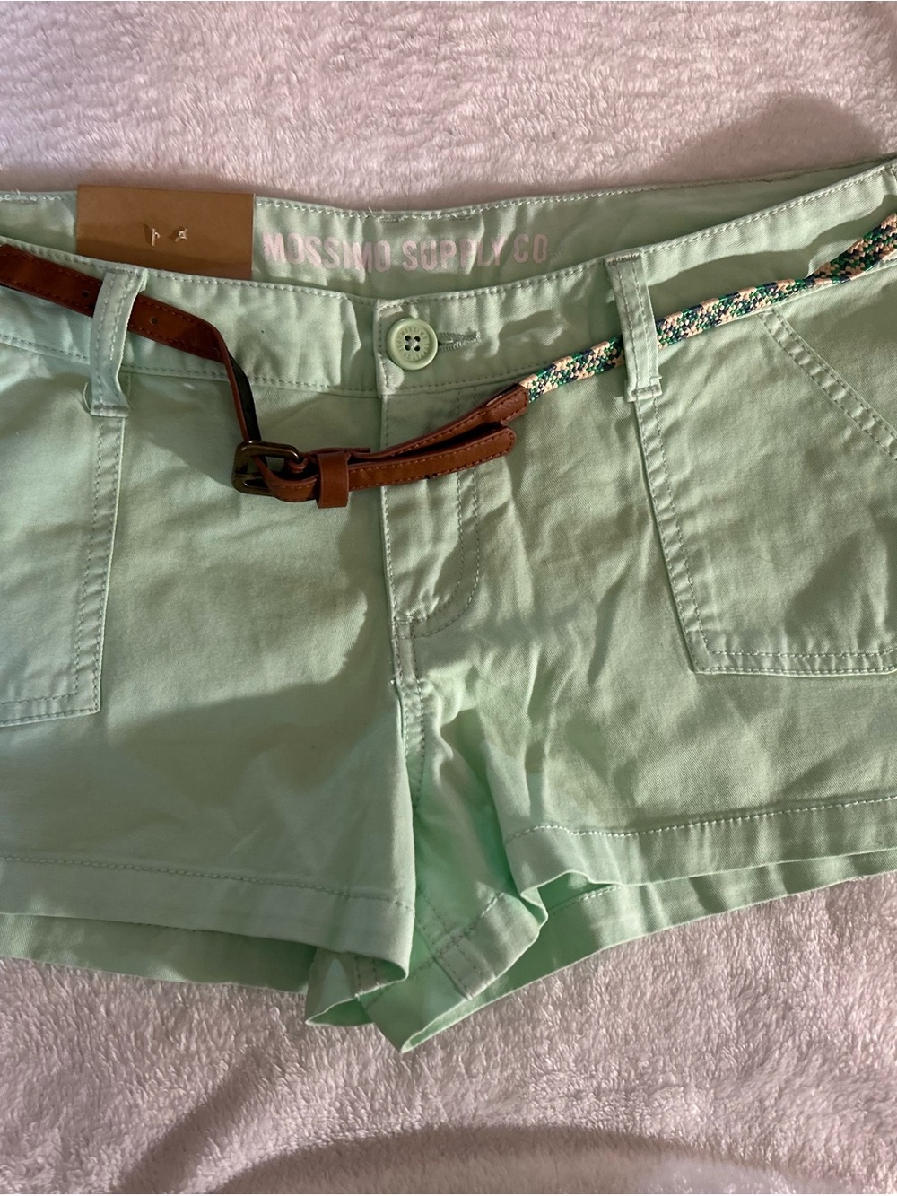Mossimo Supply Co. Mint Green High-Waist Women’s Shorts
